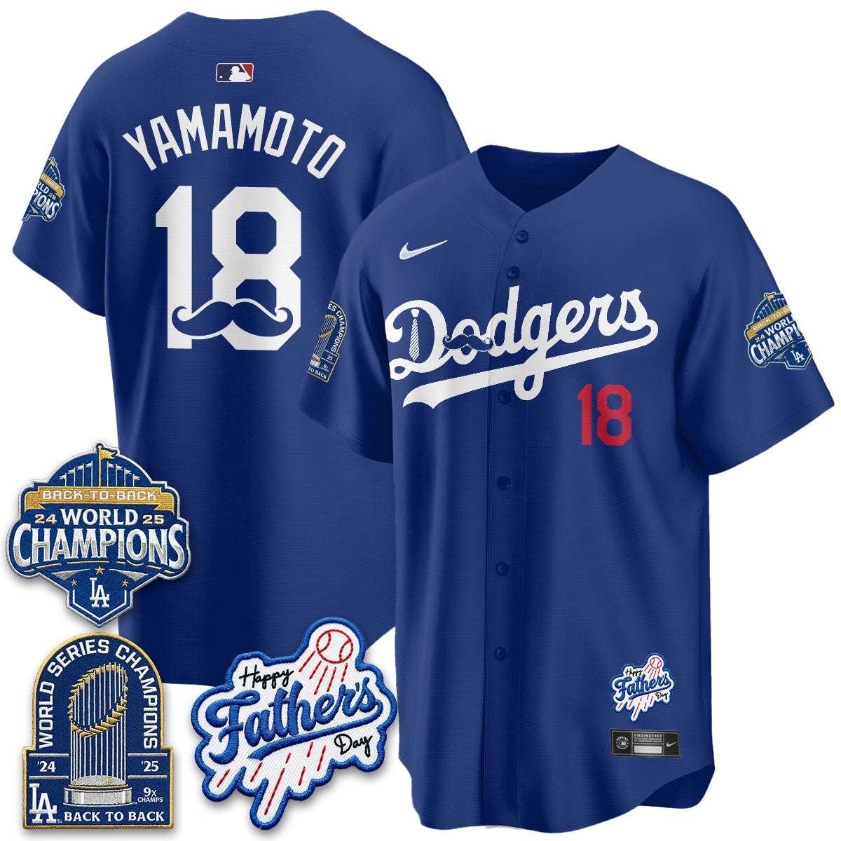 LAD Happy Father's Day 2026 Jersey - Stitched-DTD