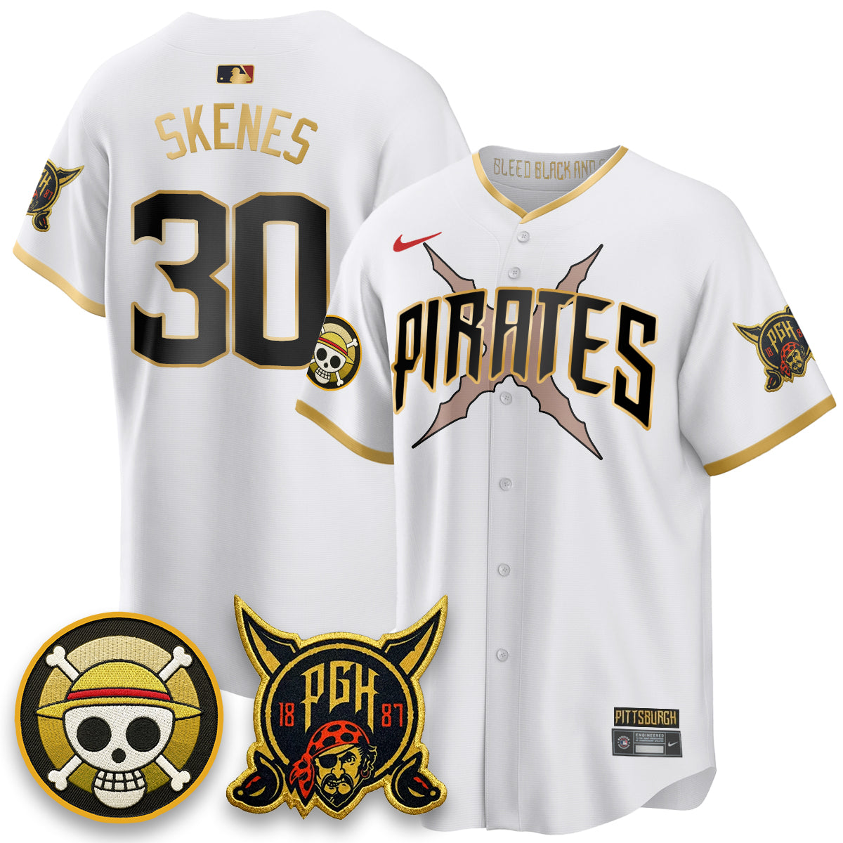 PIT 2026 City Connect x One Piece Vapor Limited Jersey - All Stitched-DTD