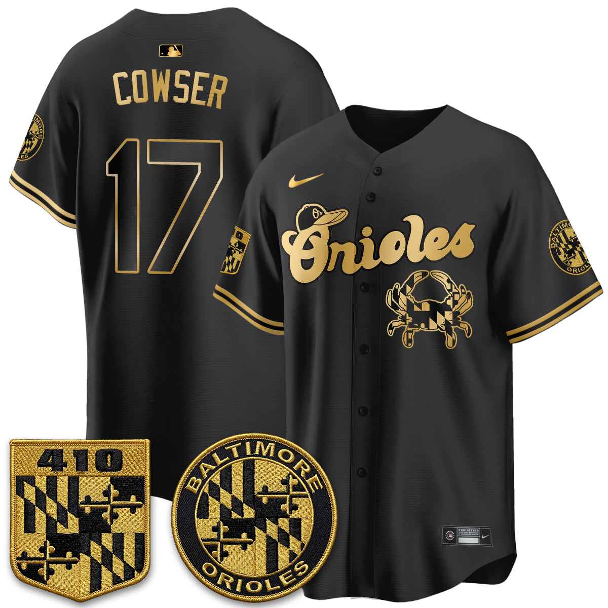 BAL Maryland Flag Vapor Limited Jersey - Stitched-DTD