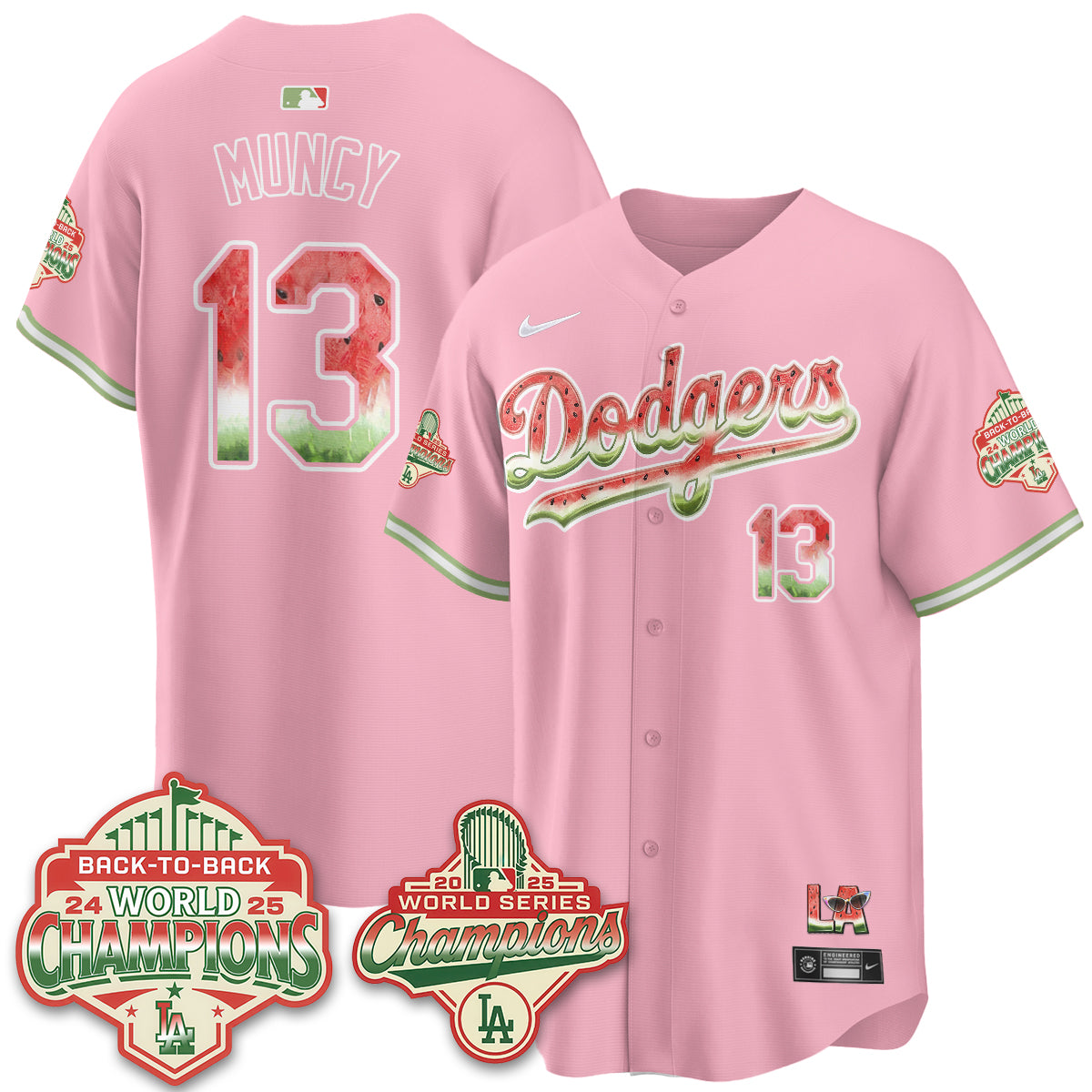 LAD National Watermelon Day Vapor Jersey - Stitched-DTD