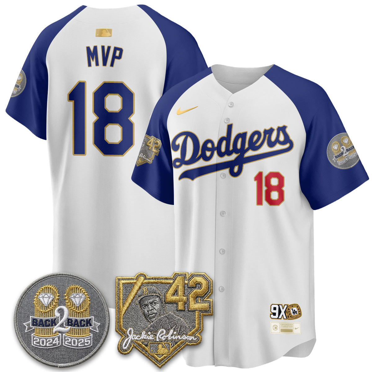 LAD -  2026 Jackie Robinson Day Vapor Limited Jersey - All Stitched-DTD