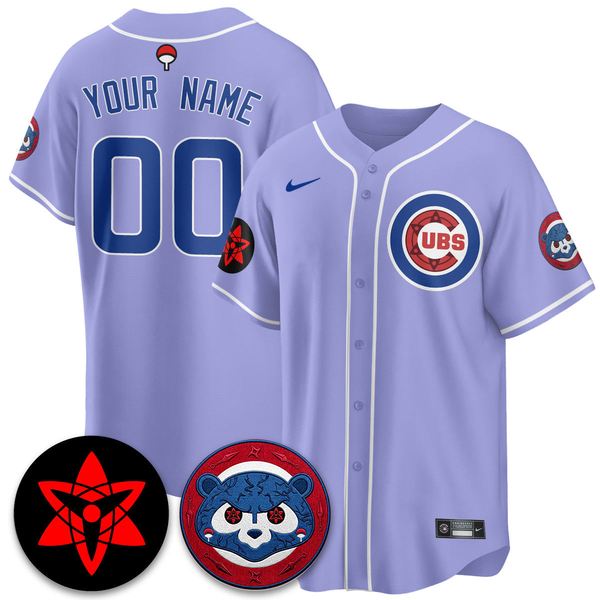 CHC Uchiha Sasuke Vapor Limited Custom Jersey - Stitched-DTD