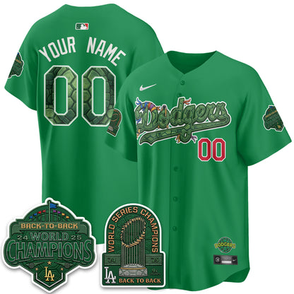 LAD x TMNT 2026 Vapor Custom Jersey - Stitched-DTD