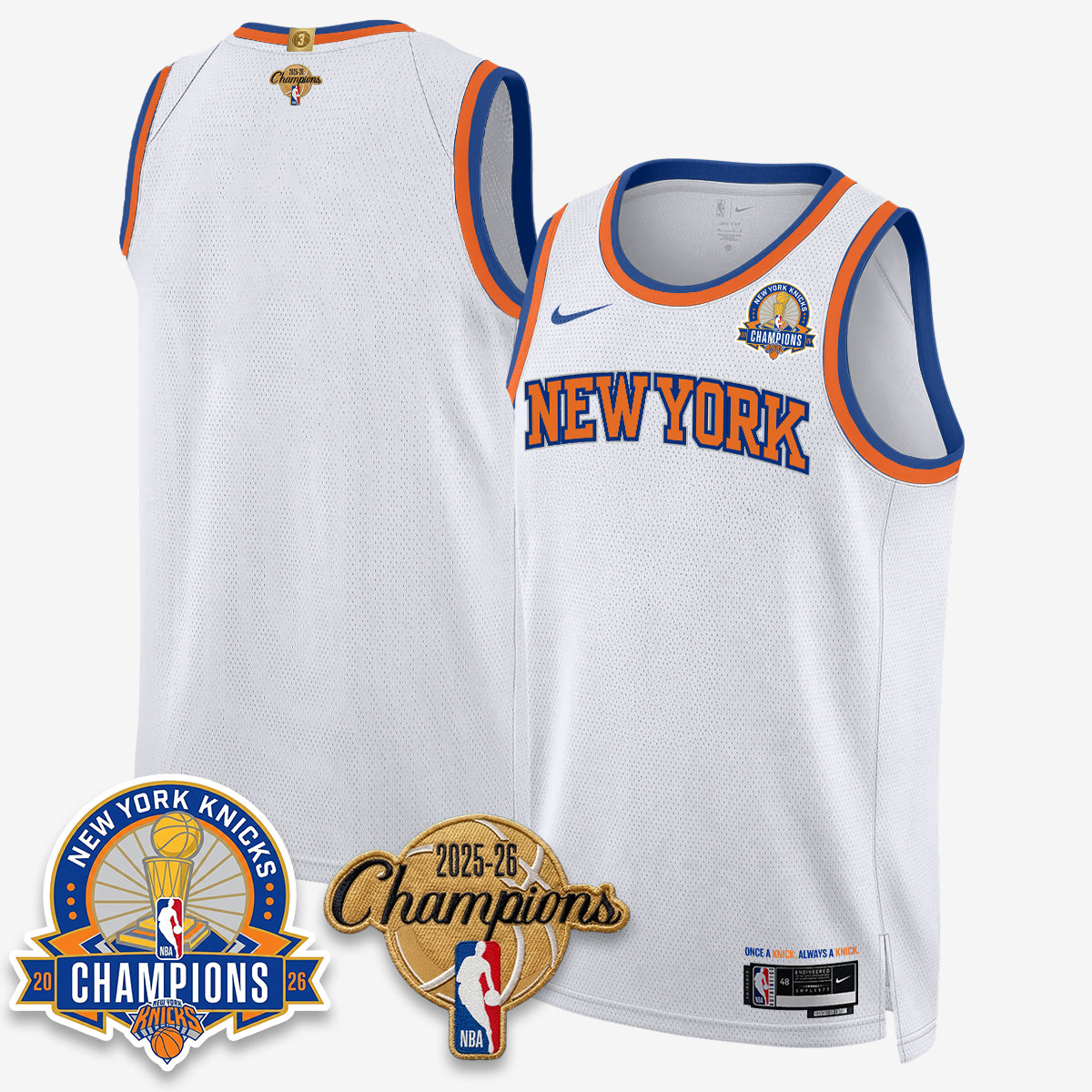 NYK 2026 Basketball Champions Special Edition Vapor Jersey V2- Stitched-DTD