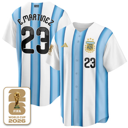 Argentina Soccer National Team x Baseball Vapor Limited Jersey - Stitched-DTD