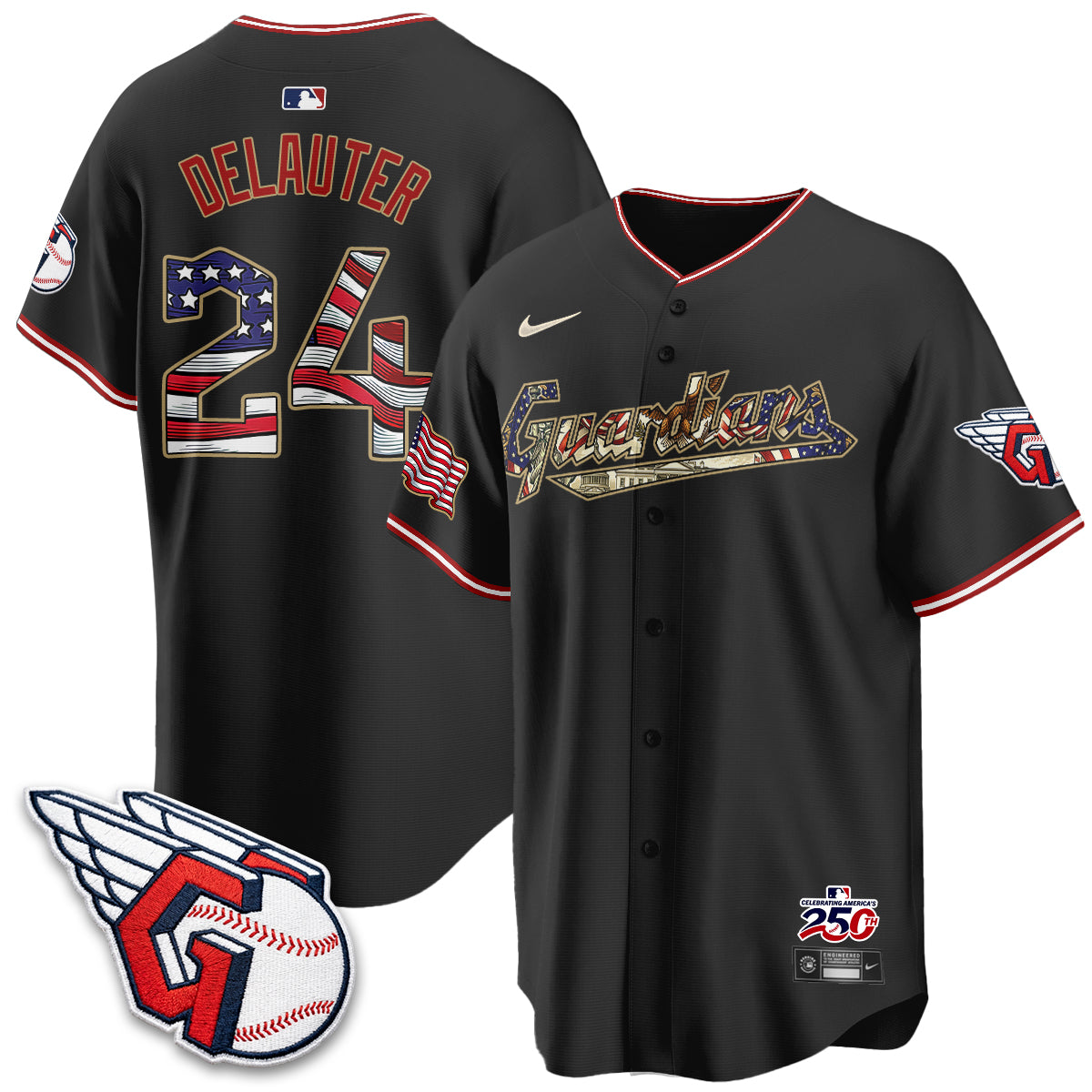 CLE 2026 Independence Day USA Vapor Jersey - Stitched-DTD