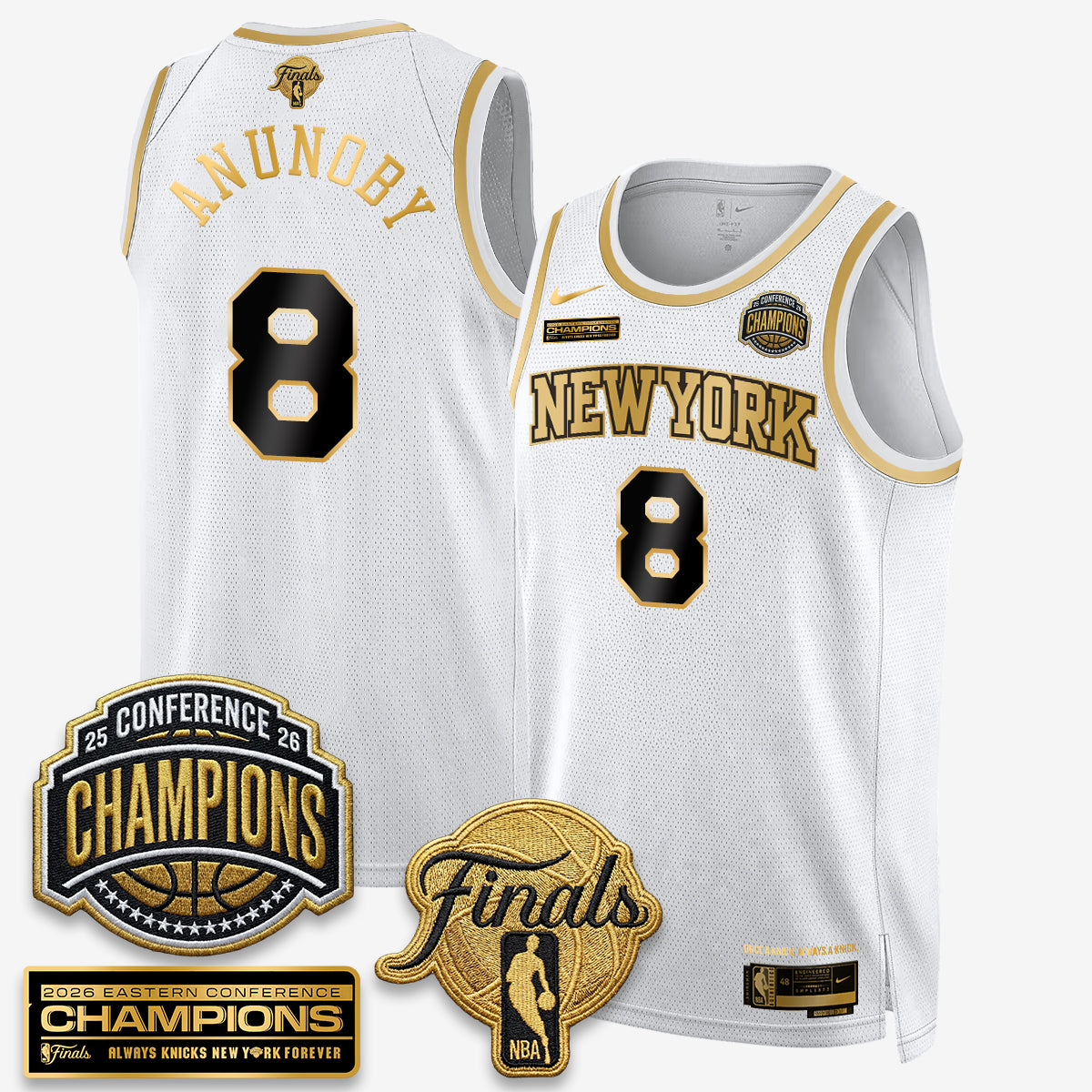NYK 2026 NBA Eastern Conference Champions Vapor Special Edition Jersey - Stitched-DTD