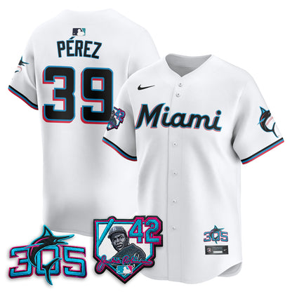 MIA 2026 Jackie Robinson New Era Vapor Limited Jersey - All Stitched-DTD