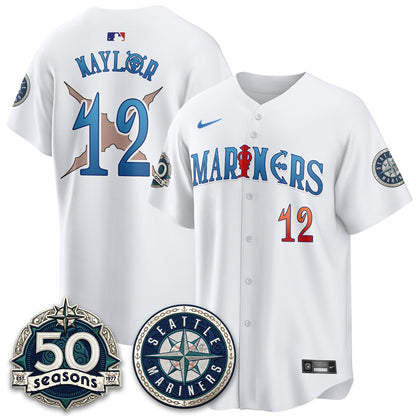 SEA x Japanese Cartoon Vapor Limited Jersey - Stitched-DTD