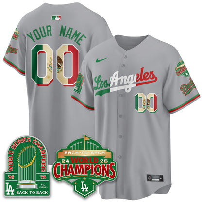 CUSTOM LAD Mexico Vapor Limited Jersey - 9x & B2B Champs - All Stitched-DTD