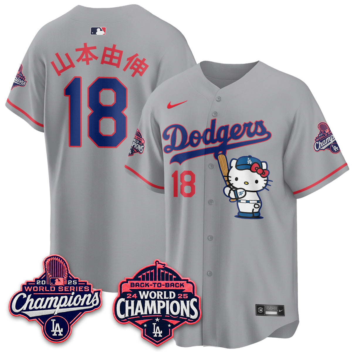 LAD x Hello Kitty Night 2026 Vapor Jersey - All Stitched-DTD