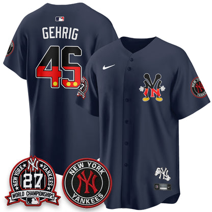 NYY x Mouse Vapor Limited Jersey - Stitched-DTD