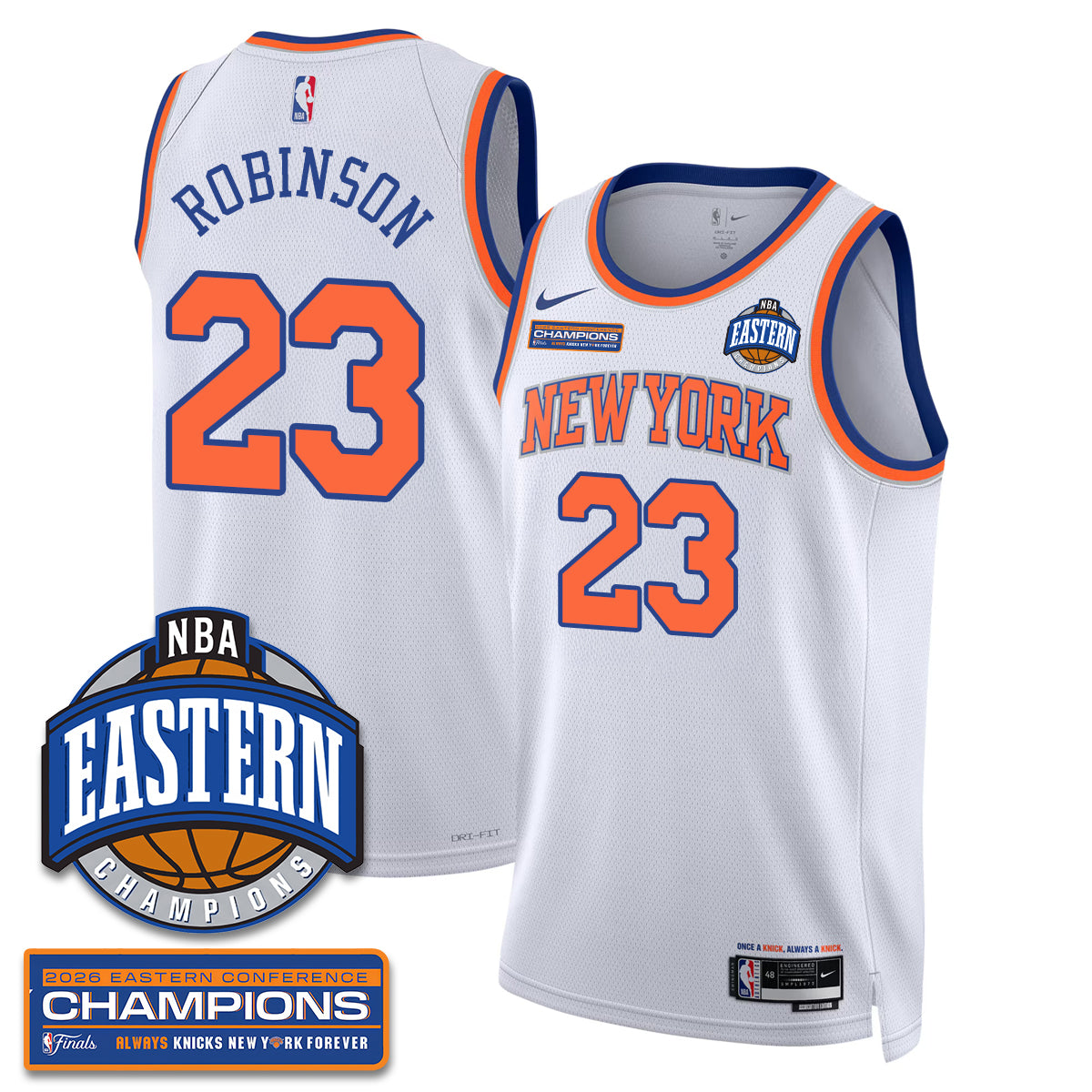 NYK 2026 NBA Eastern Conference Champions Vapor Jersey - Stitched-DTD