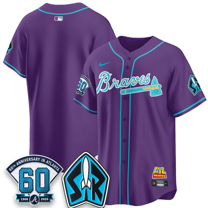 ATL 60th Anniversary Space Ranger Edition Vapor Limited Jersey - All Stitched-DTD