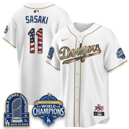 LAD 2026 Independence Day USA Vapor Limited Jersey - Stitched-DTD