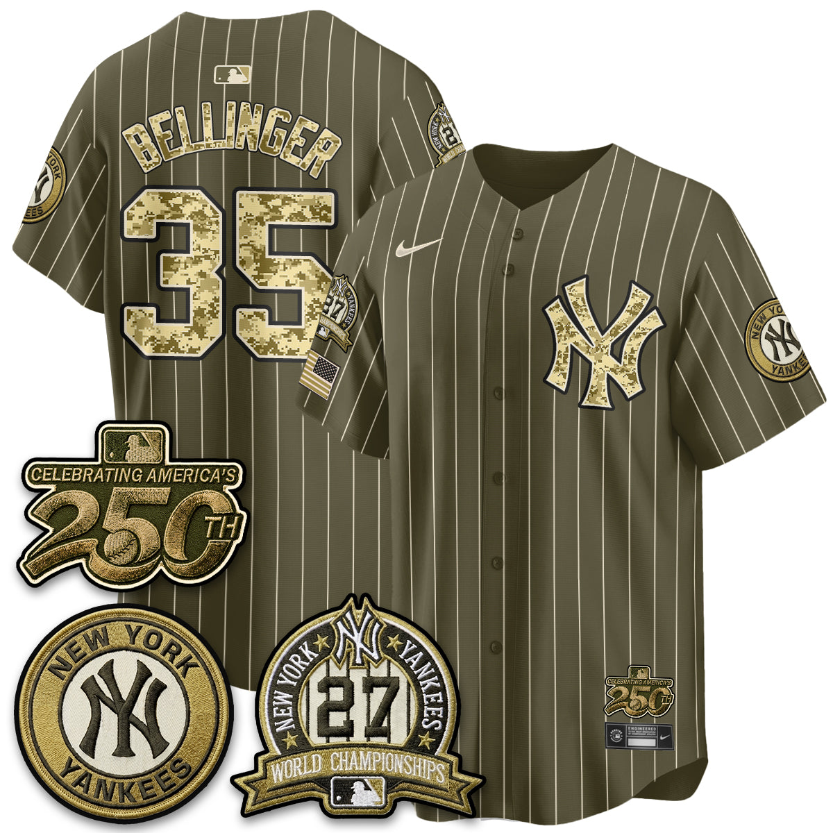 NYY Salute to Service 2026 Vapor Limited Jersey - Stitched-DTD