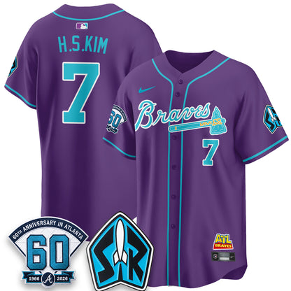 ATL 60th Anniversary Space Ranger Edition Vapor Limited Jersey - All Stitched-DTD