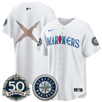 SEA x Japanese Cartoon Vapor Limited Jersey - Stitched-DTD