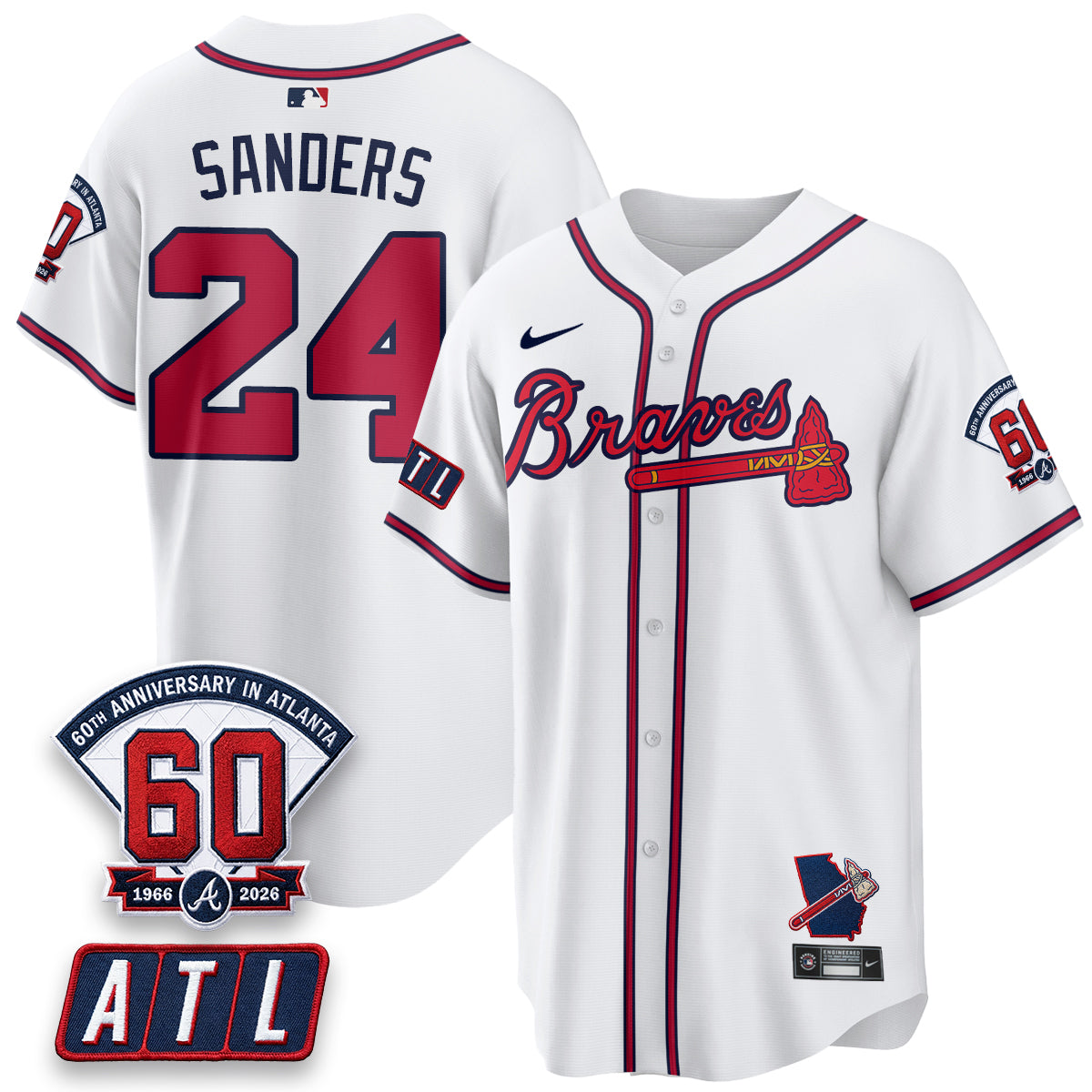 ATL 2026 60th Anniversary Vapor Limited Jersey - All Stitched-DTD