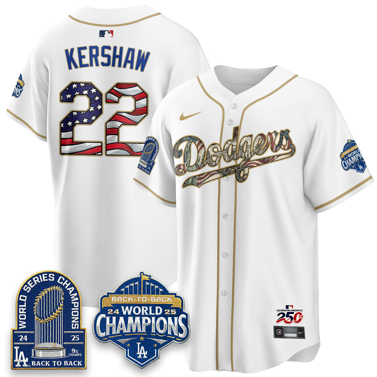 LAD 2026 Independence Day USA Vapor Limited Jersey - Stitched-DTD