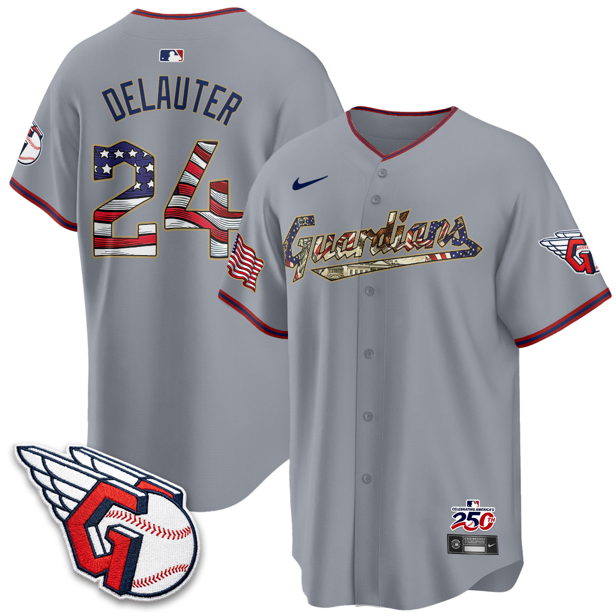 CLE 2026 Independence Day USA Vapor Jersey - Stitched-DTD