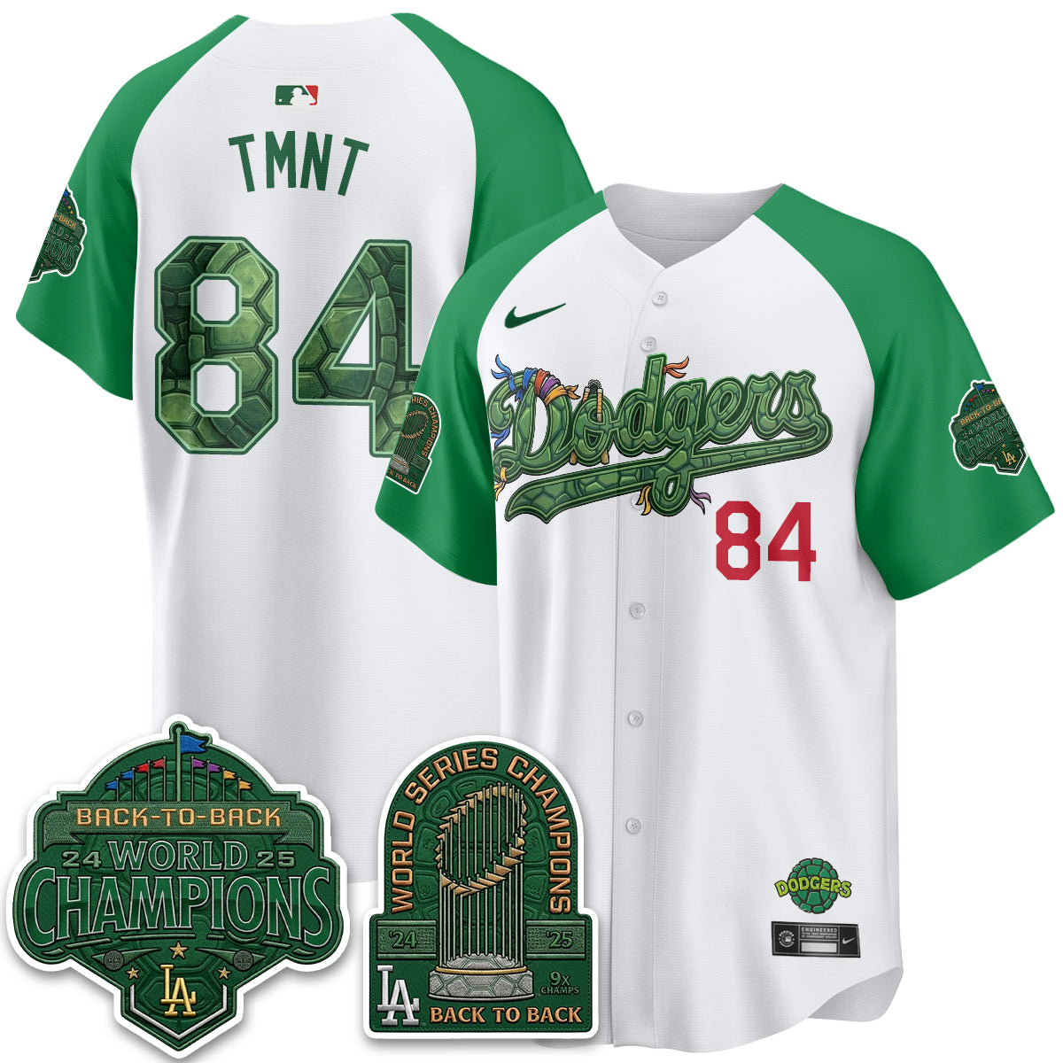 LAD x TMNT 2026 Vapor Jersey - Stitched-DTD