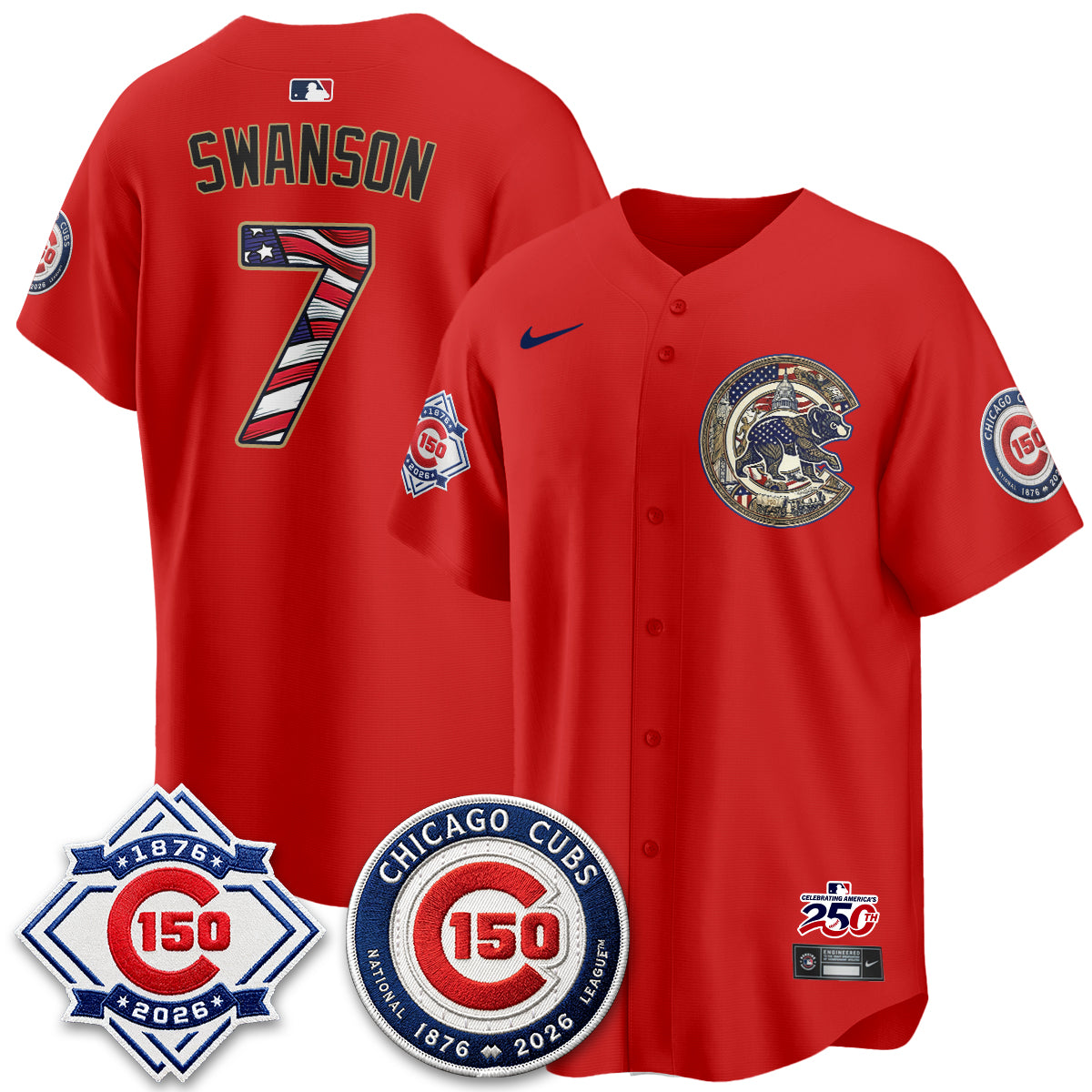 CHC 2026 Independence Day USA Vapor Limited Jersey - Stitched-DTD