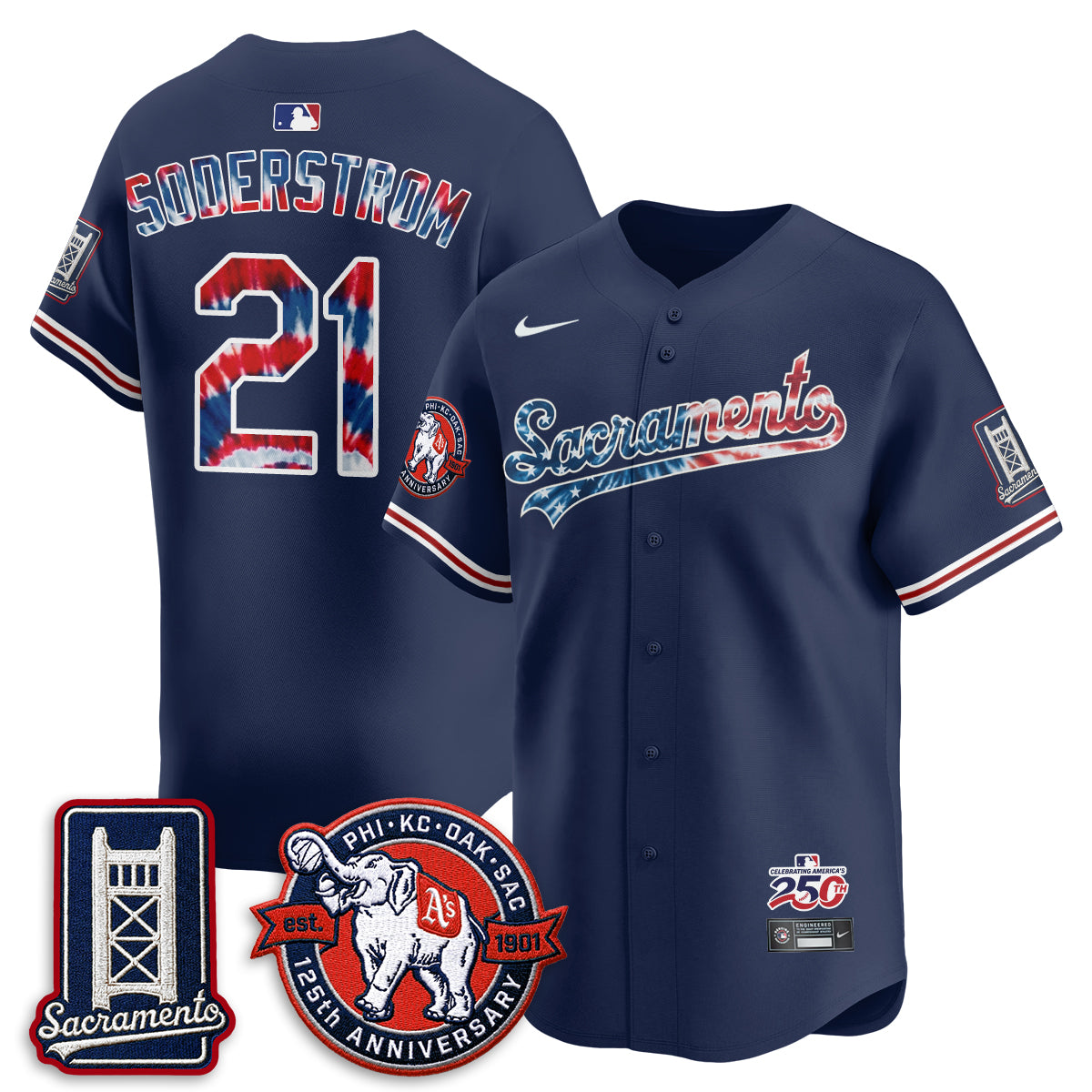 OAK Americana 2026 Vapor Limited Jersey - Stitched-DTD