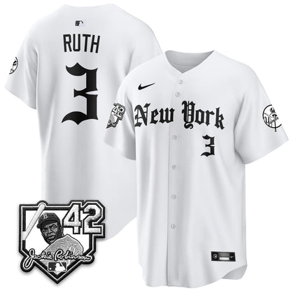 NYY 2026 Jackie Robinson Day Gothic Vapor Limited Jersey - All Stitched-DTD