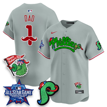 PHI Happy Father's Day Vapor Jersey - Stitched-DTD