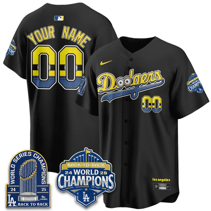 LAD x Yellow Capsules Vapor Custom Jersey - Stitched-DTD