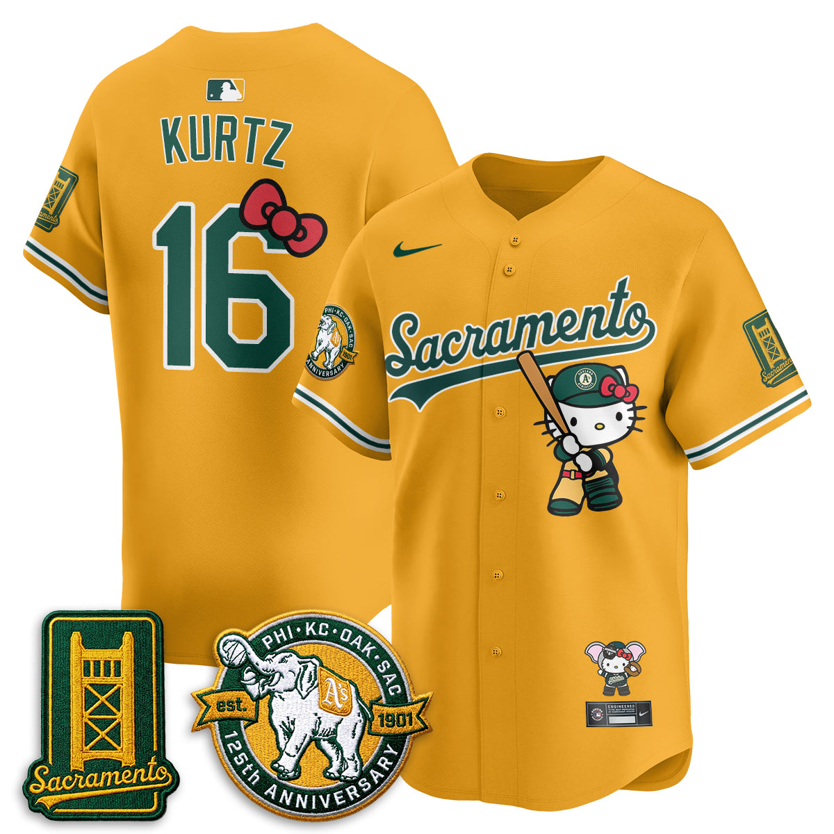 OAK x Meow KT 2026 Vapor Limited Jersey - Stitched-DTD