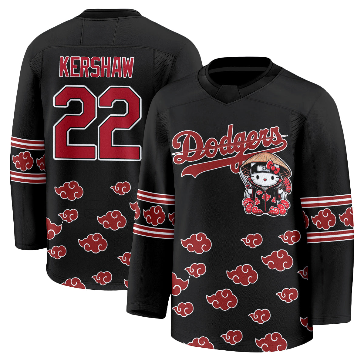 LAD Akatsuki Edition Vapor Hockey Jersey - Stitched-DTD