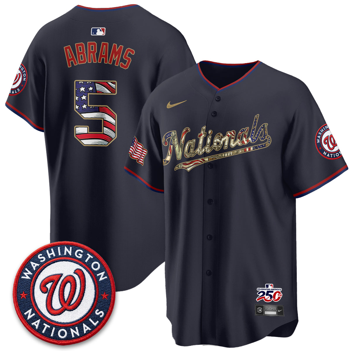 WSH 2026 Independence Day USA Vapor Jersey - Stitched-DTD