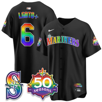 SEA Happy Pride Month Vapor Jersey - Stitched-DTD
