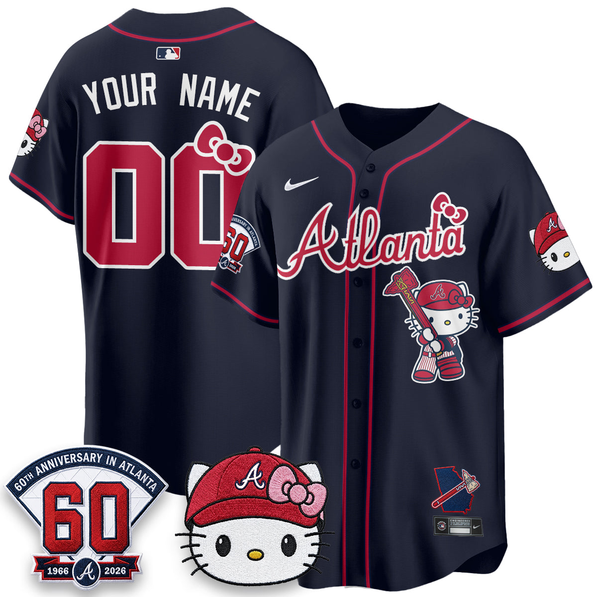 ATL x Meow KT 2026 Vapor Limited Custom Jersey - All Stitched-DTD