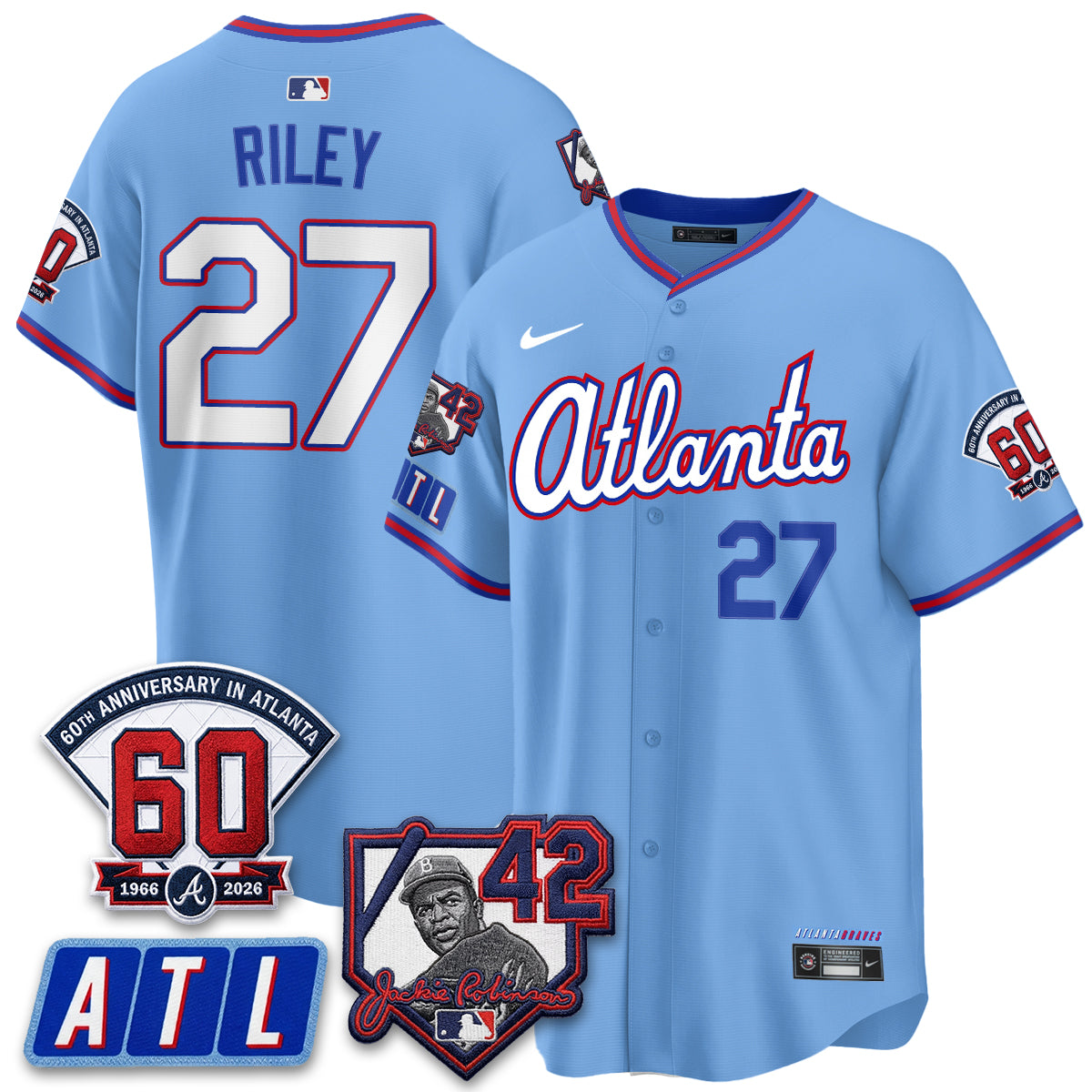 ATL 2026 Jackie Robinson Day Vapor Limited Jersey - All Stitched-DTD