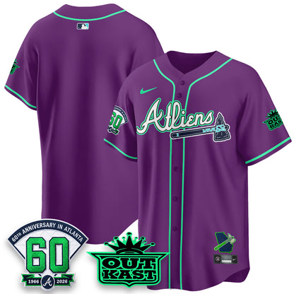 ATL x Atliens Cool Base Galaxy Version Jersey - Stitched-DTD