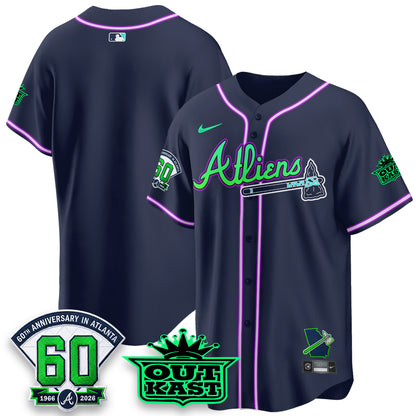 ATL x Atliens Cool Base Galaxy Version Jersey - Stitched-DTD