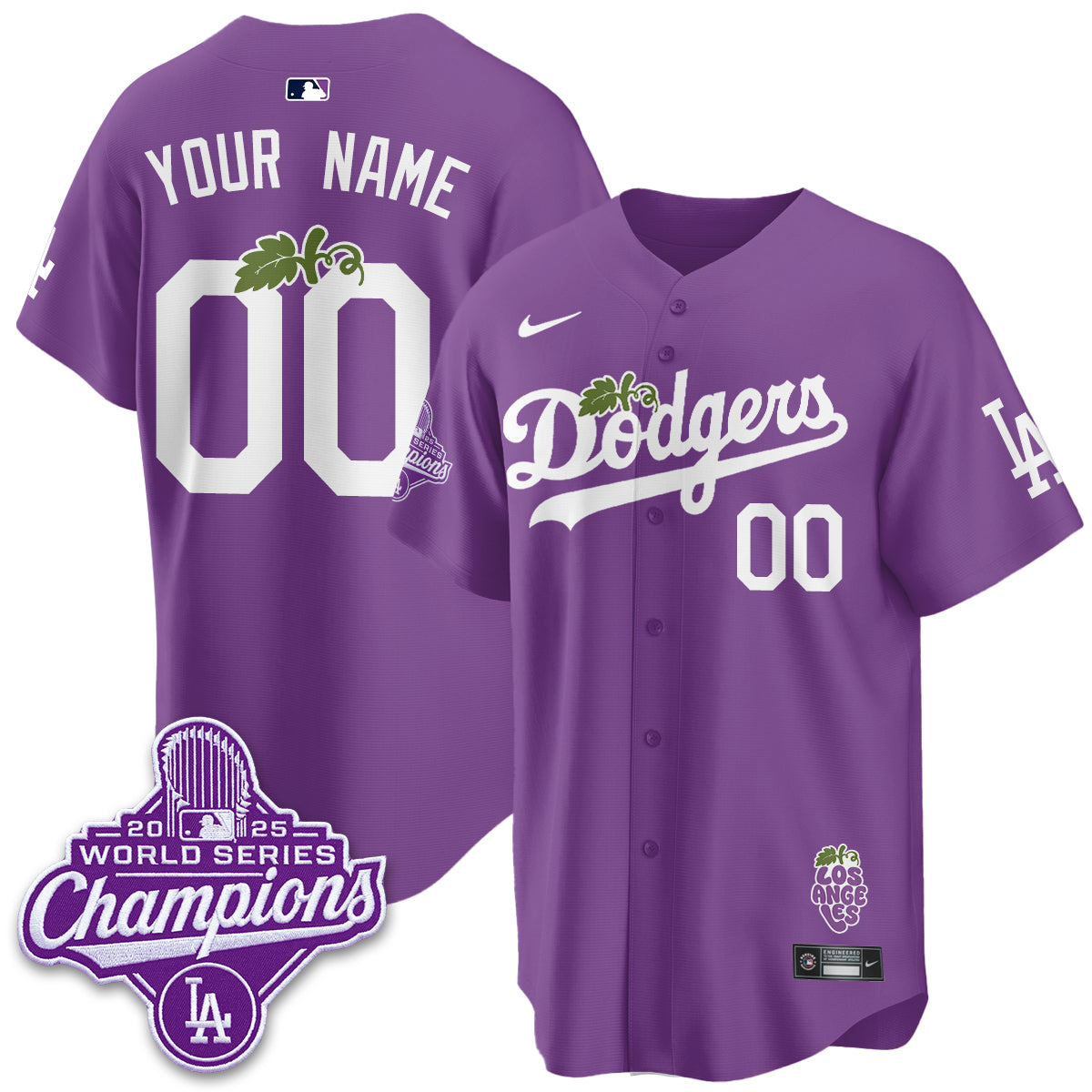 LAD Grape Edition Vapor Custom Jersey - Stitched-DTD