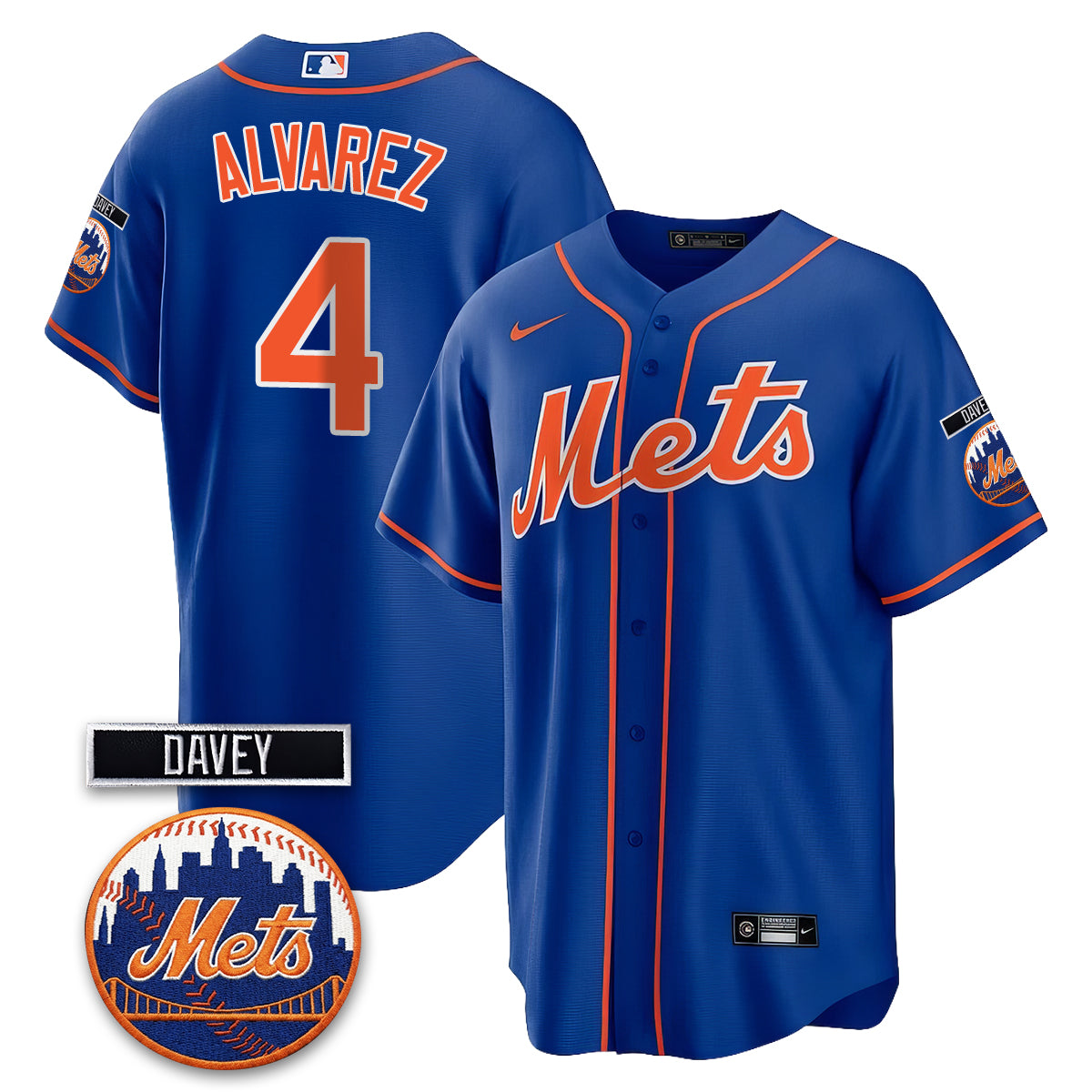 NYM 2026 Davey Johnson Memorial Vapor Limited Jersey - All Stitched-DTD