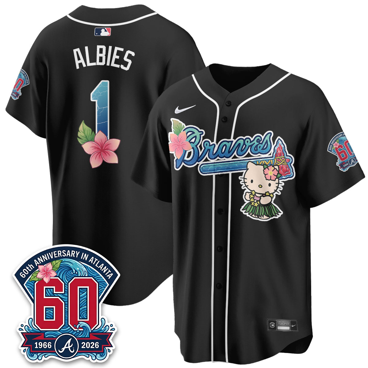 ATL x Meow Aloha Spirit Vapor Jersey - Stitched-DTD