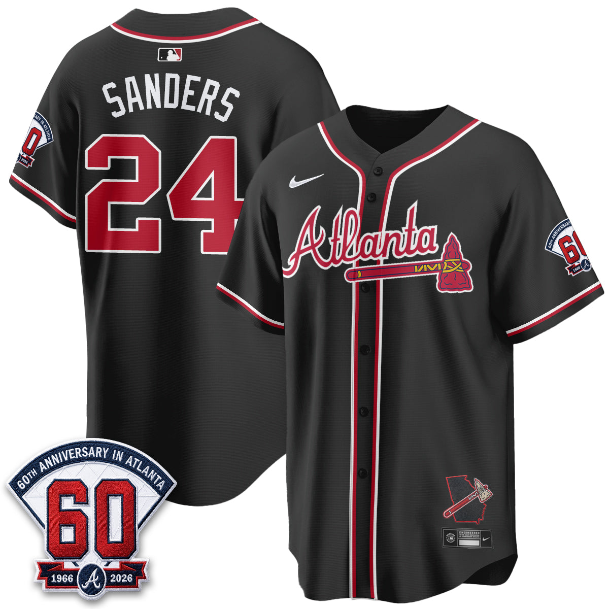 ATL 2026 Black Out Style Vapor Limited Jersey - All Stitched-DTD