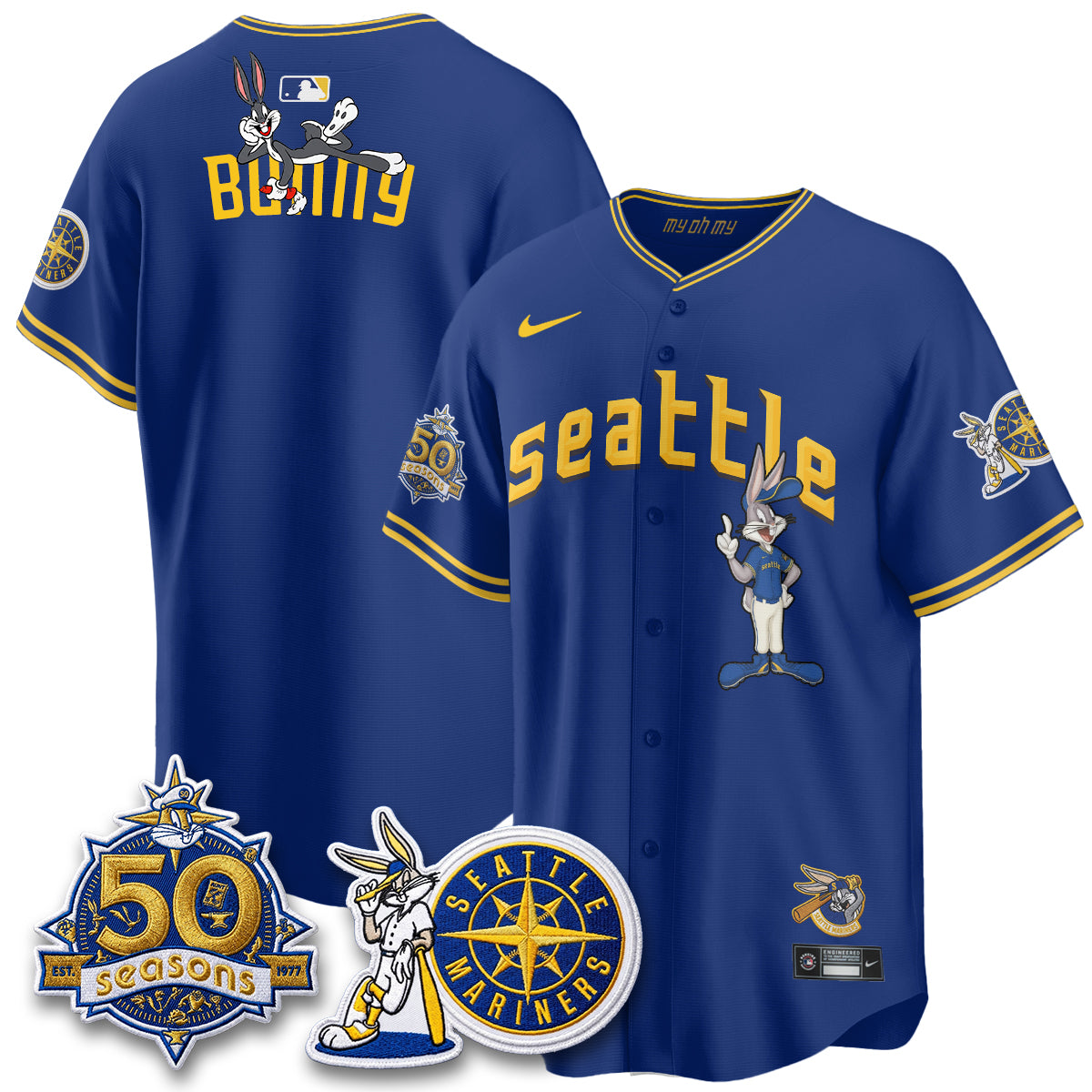 SEA x Bunny Vapor Premier Limited Jersey - Stitched-DTD