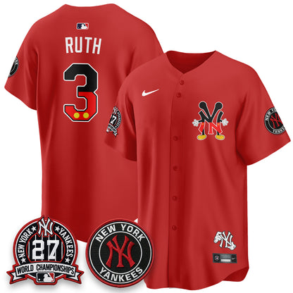 NYY x Mouse Vapor Limited Jersey - Stitched-DTD
