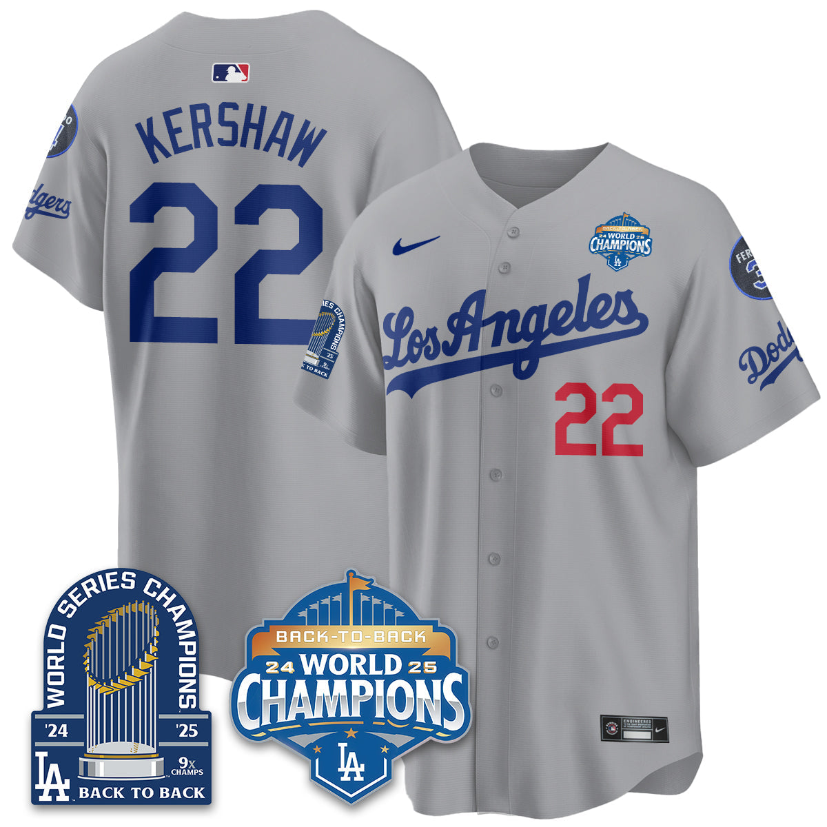 LAD Alternate  Vapor Limited Jersey - 9x Champs - All Stitched-DTD