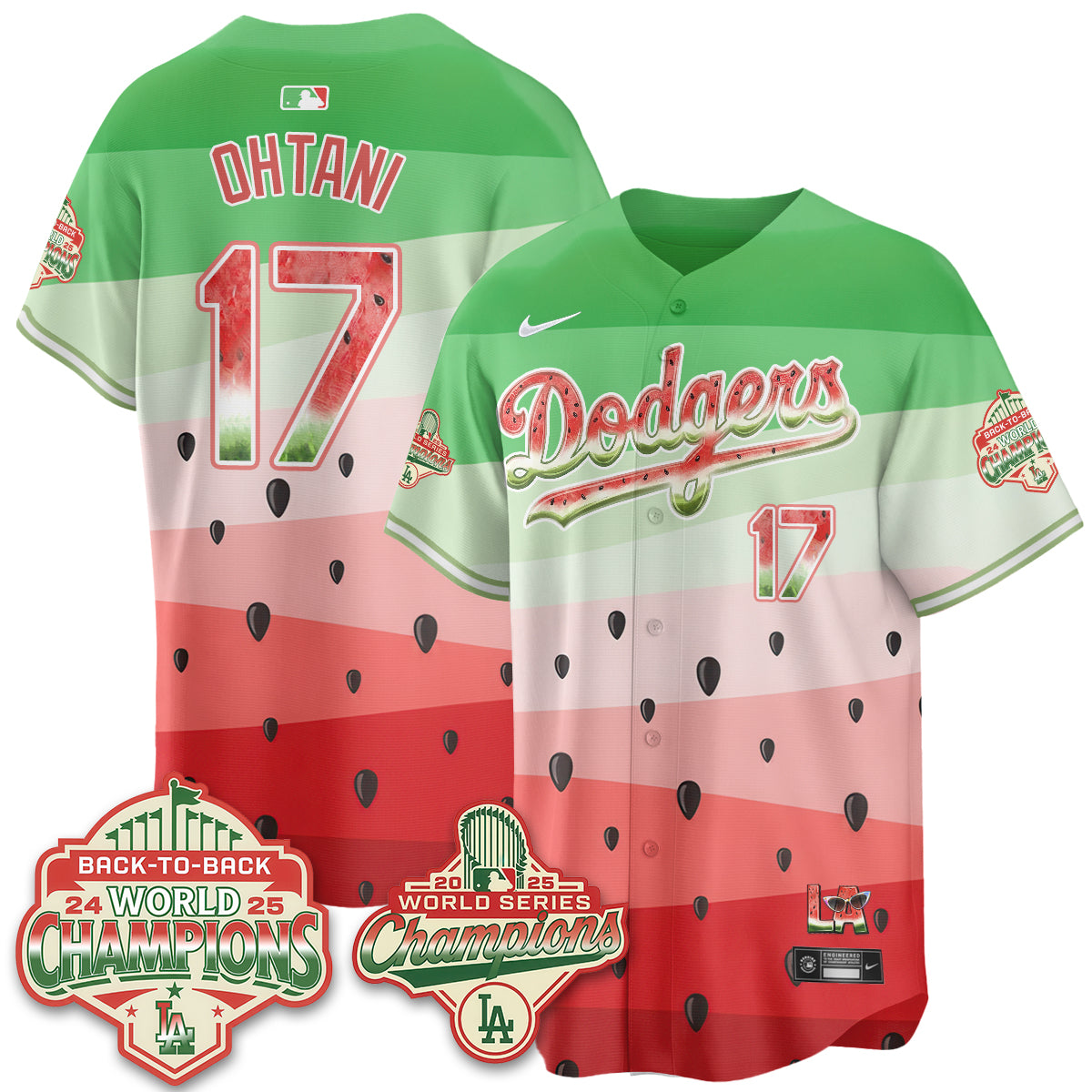 LAD National Watermelon Day Vapor Jersey - Stitched-DTD