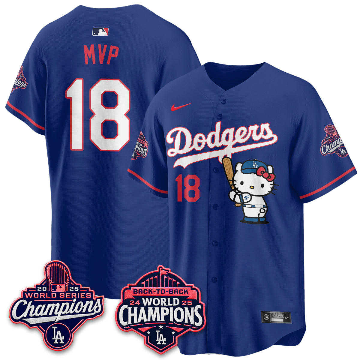 LAD x Hello Kitty Night 2026 Vapor Jersey - All Stitched-DTD