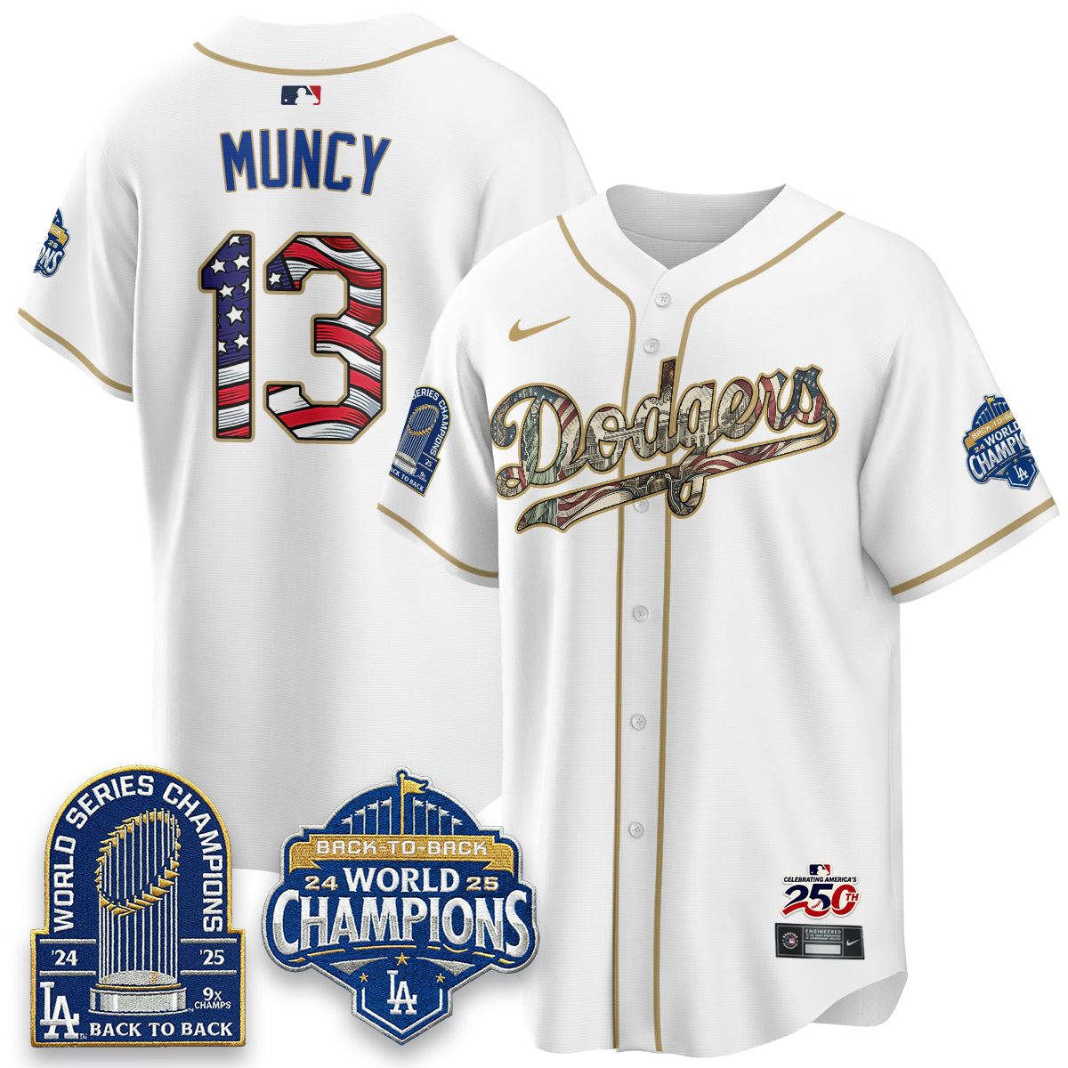 LAD 2026 Independence Day USA Vapor Limited Jersey - Stitched-DTD