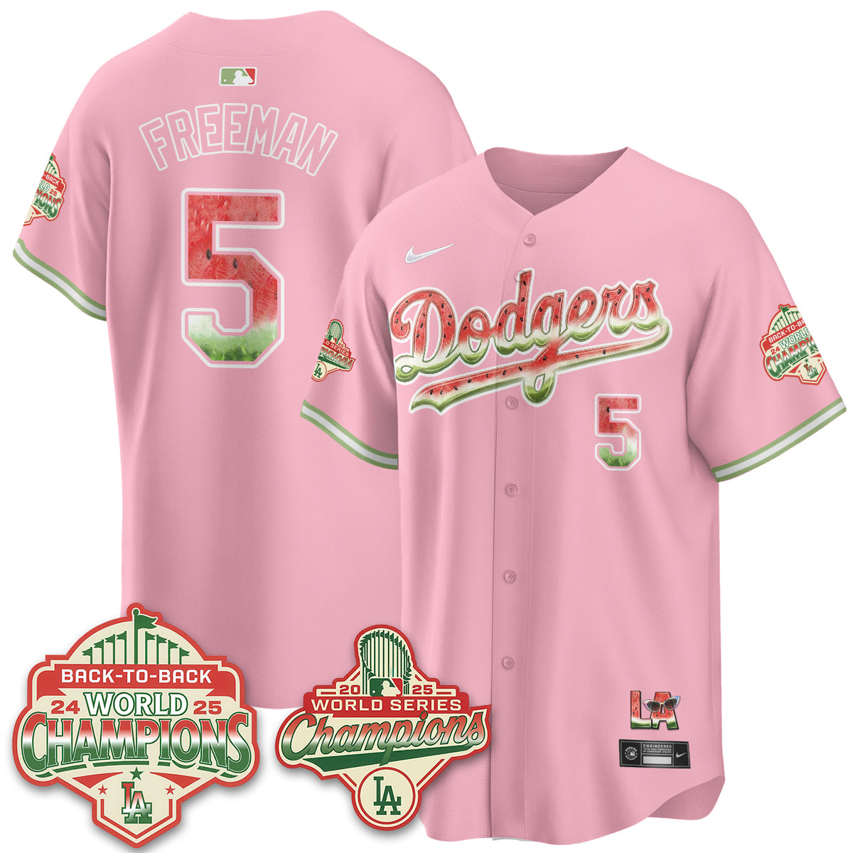 LAD National Watermelon Day Vapor Jersey - Stitched-DTD